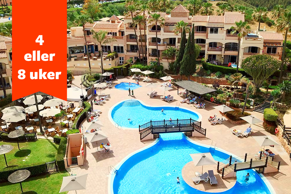 Langtidsferie i Mijas, n�r Fuengirola, p� leilighetshotellet Wyndham